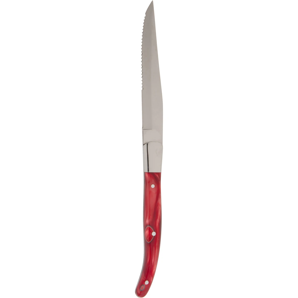 Steakmesser Wellenschliff rot STEAK KNIFE VPE 6 Stück