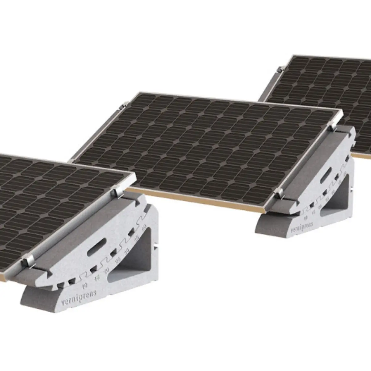 Betonhalter 10-40° für Solarpanel