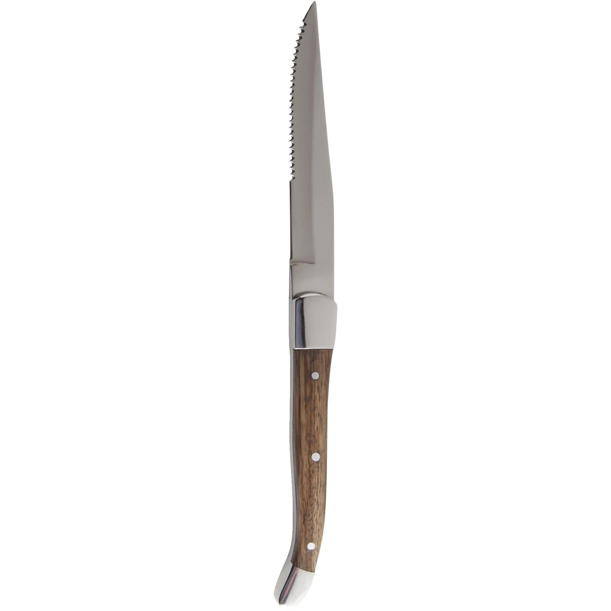 Steakmesser Wellenschliff Holz hell STEAK KNIFE VPE 6 Stück