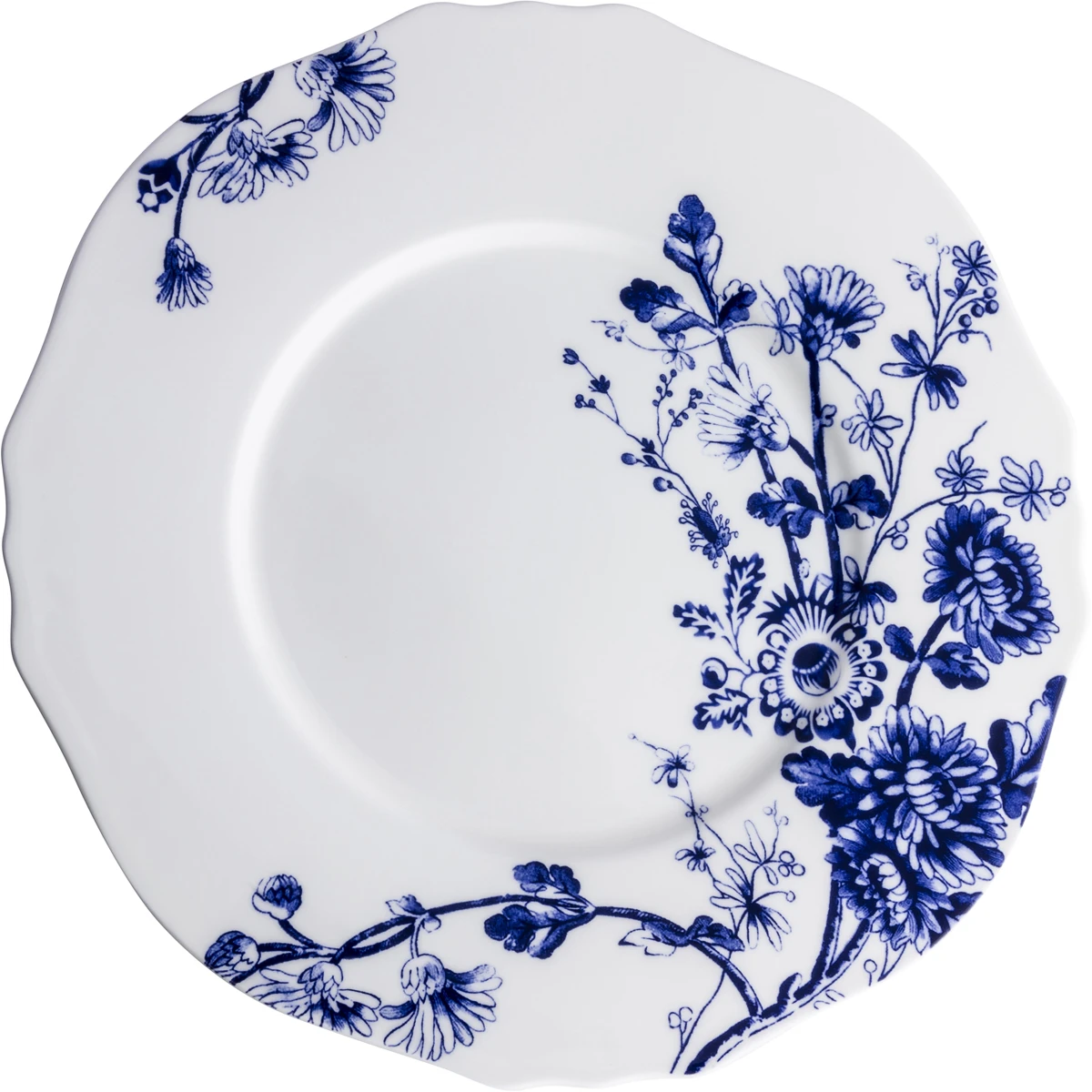 Teller flach Fahne 30cm VPE 4 Stück Blue Botanicals